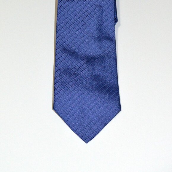 Calvin Klein Classic Silk Tie Blue Business Work Wedding Church - Picture 1 of 3